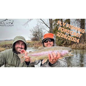 Mossy Creek Fly Fishing Forecast 2/26/2024