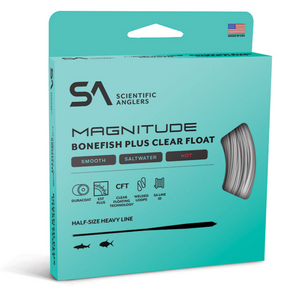 SA Magnitude Smooth Bonefish Plus Full Clear Fly Line - Mossy Creek Fly Fishing