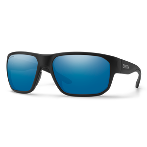 Smith Arvo Matte Black ChromaPop Glass Polarized Blue Mirror Lens Sunglasses - Mossy Creek Fly Fishing