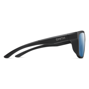 Smith Barra Matte Black ChromaPop Glass Polarized Blue Mirror Lens Sunglasses - Mossy Creek Fly Fishing