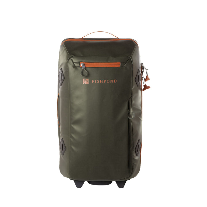 Fishpond Stormshadow Rolling Carry-On front view