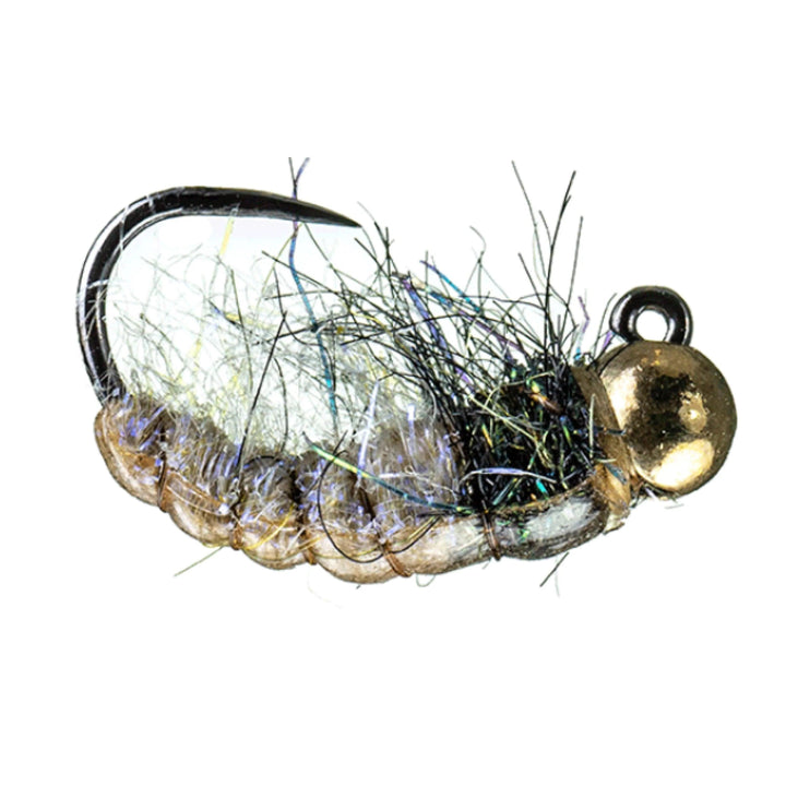 Jig Caddis Pupa UV Tan, jig nymph
