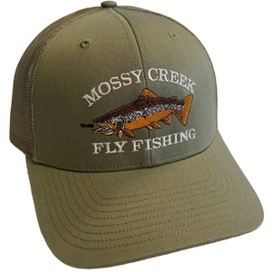 Mossy Creek Vintage Logo Trucker Loden - Mossy Creek Fly Fishing