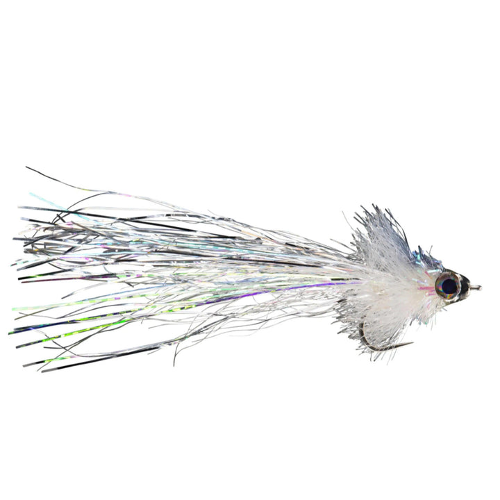 RIO Flash Drive Silver, baitfish streamer with cone head and flash tail