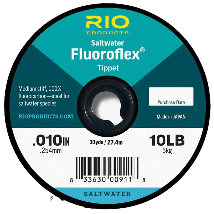 RIO Fluoroflex Saltwater tippet spool, 10 lb label