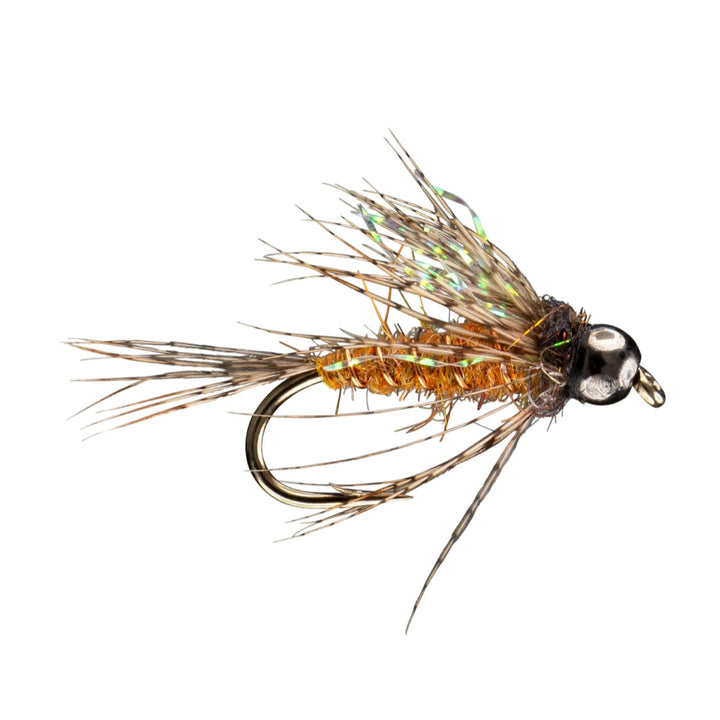 RIO Morrish Dirty Bird Rust, buggy nymph with black bead