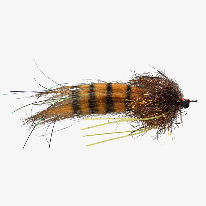 RIO Rio's Hopedale Crab Brown, crab fly with heavy lead eyes