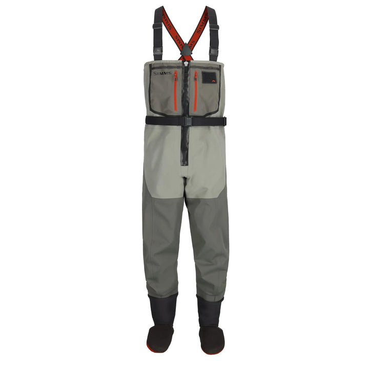 Simms Freestone Z stockingfoot waders front view