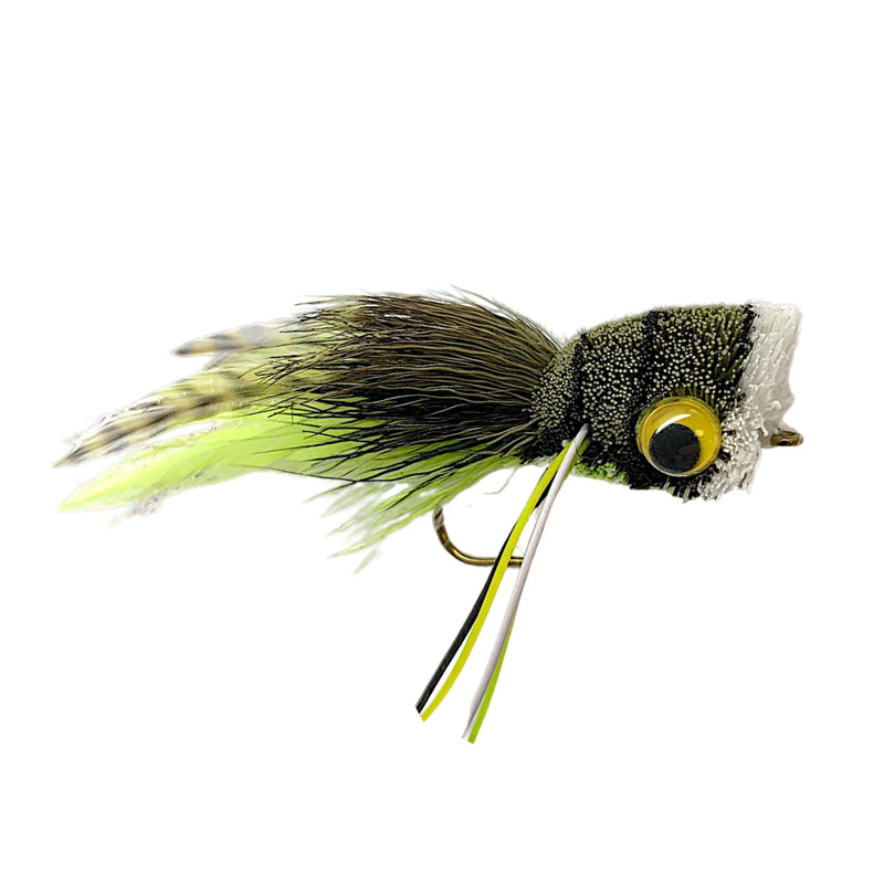 bass fly lures Deer Hair Bass Bug Frog – Mossy Creek Fly Fishing