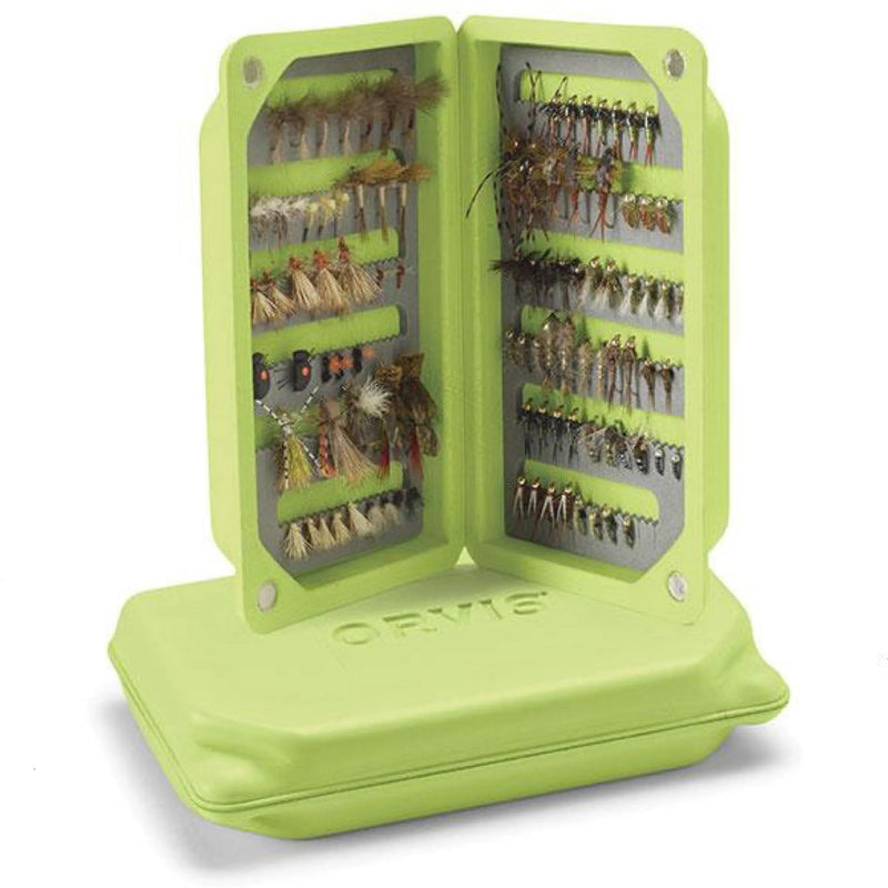 floatable tackle box Orvis Ultralight Floating Foam Fly Box Citron – Mossy Creek Fly Fishing