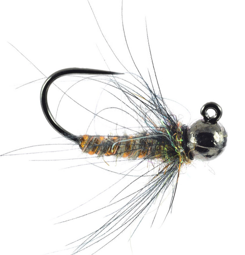 Pink Tag Jig Black  Mossy Creek Fly Fishing