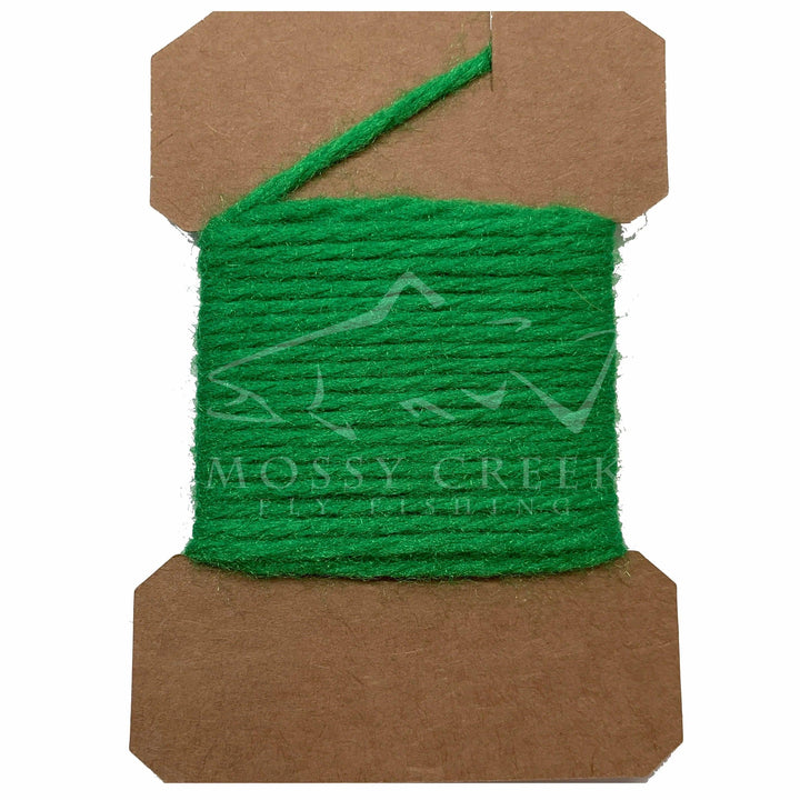 Aunt Lydia's Sparkle Yarn in Insect Green, fly tying yarn