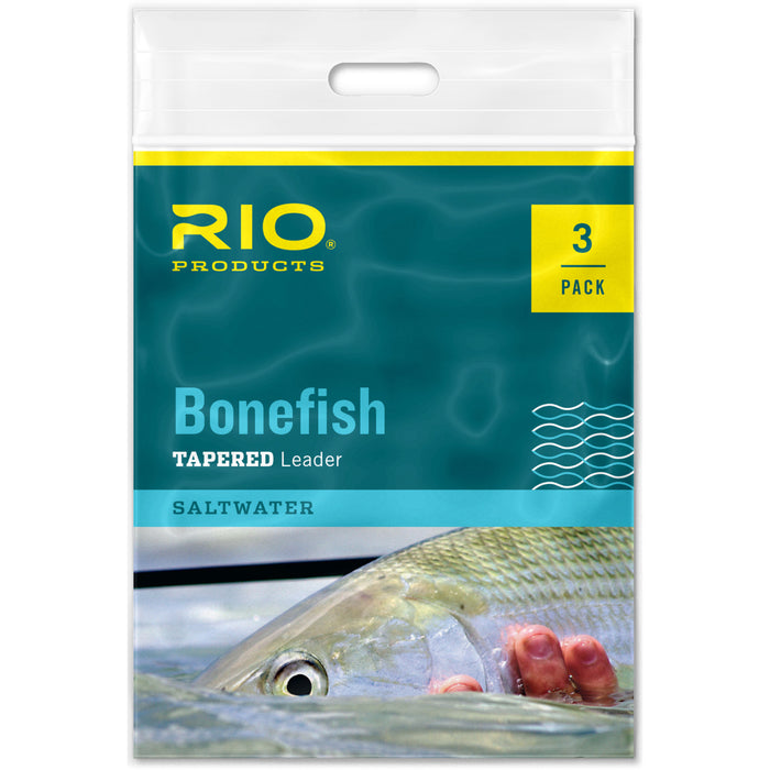 RIO Bonefish Tapered Leader 3-Pack