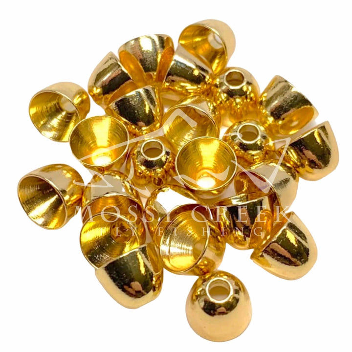 Brass Conehead Gold, brass cone heads