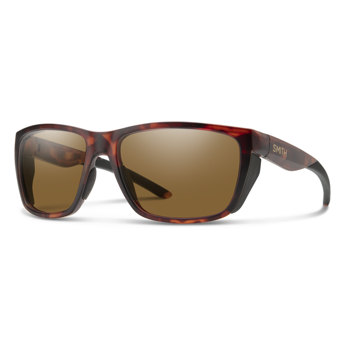 Smith Longfin Matte Tortoise ChromaPop Glass Polarized Brown Lens Sunglasses