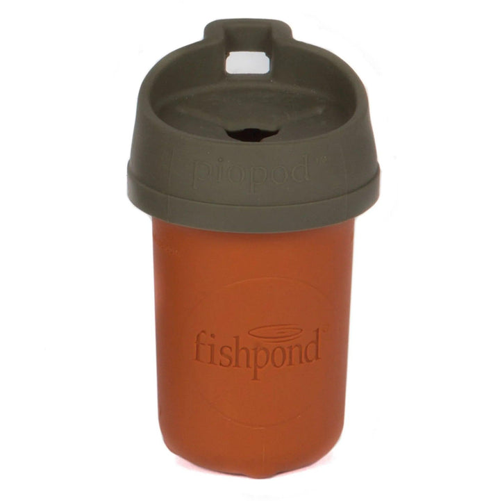 Fishpond Piopod Microtrash Container in Cutthroat Orange