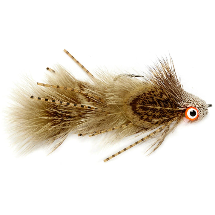 Fulling Mill Bank Robber Sculpin Tan, articulated sculpin streamer