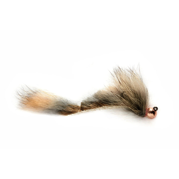 Fulling Mill Croston's Micro Rabbit Sculpin Natural, micro rabbit sculpin jig streamer