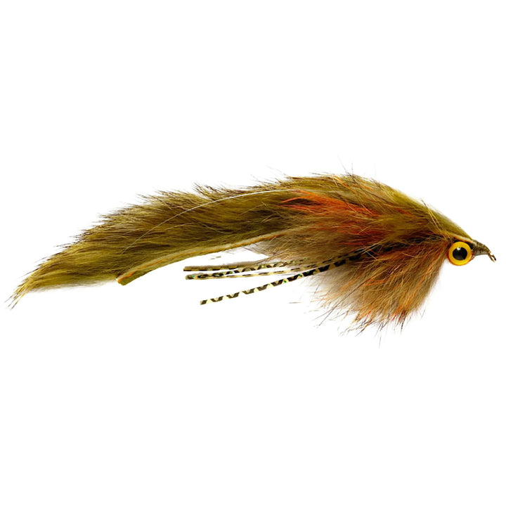 Fulling Mill Hawkins' Triple Double Brown, rabbit zonker streamer