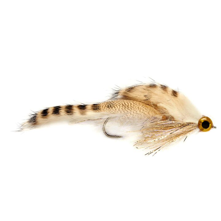 Fulling Mill Sloppy Joe's Tan, small articulated baitfish streamer