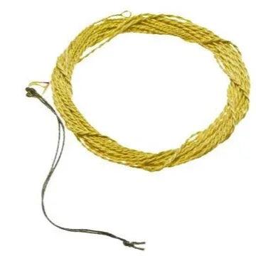 Tenkara USA furled tapered tenkara line, yellow coiled line