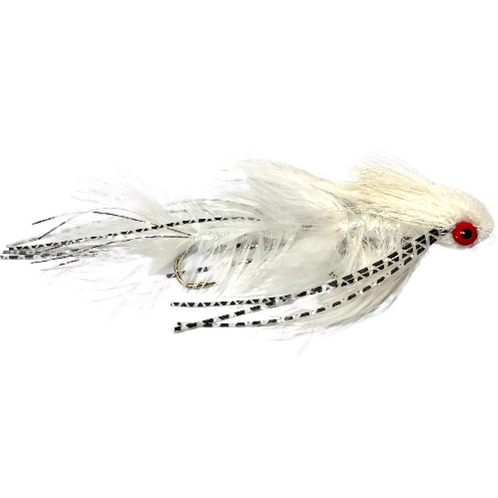 Galloup's Articulated Dungeon White, articulated streamer