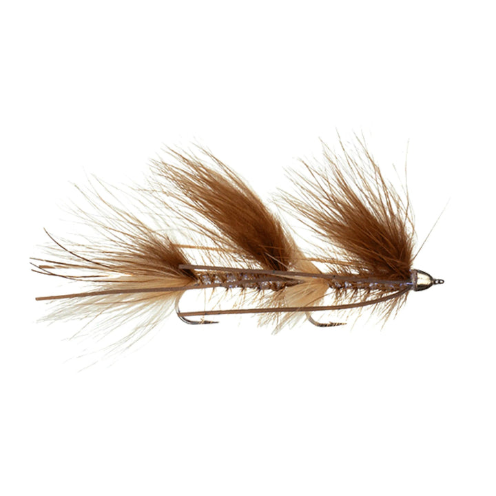Galloup's Mini Peanut Envy Brown Tan, streamer
