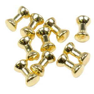 Gold Plated Lead Dumbell Eyes - Mossy Creek Fly Fishing