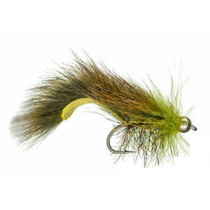 Jake's CDC Squirrel Leech Olive - Mossy Creek Fly Fishing