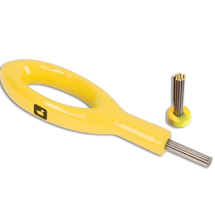 Loon Ergo Dubbing Pick, dubbing pick with yellow powder-coated handle