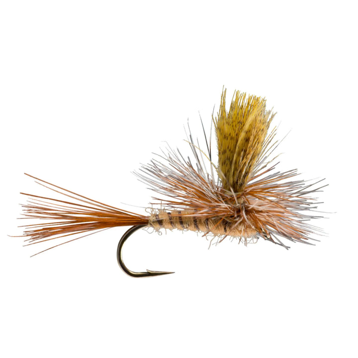 RIO Parachute Brown, mayfly dry fly with parachute hackle and post