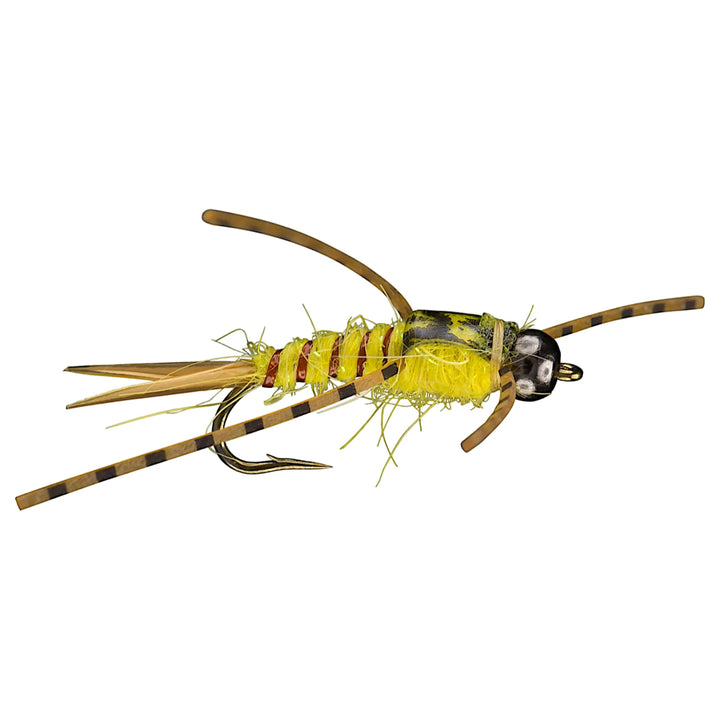 RIO Yellow Sally Nymph, Yellow Sally stonefly nymph