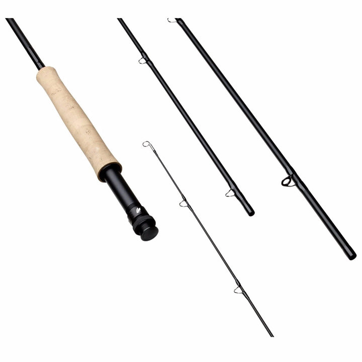 Sage Foundation fly rod, four sections with snub-nose cork handle
