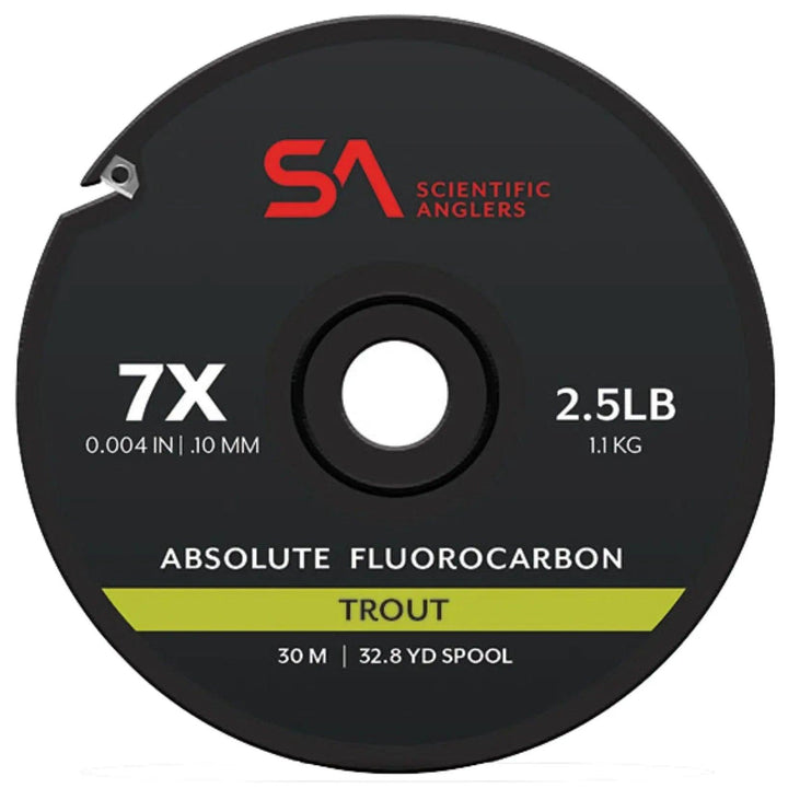 Scientific Anglers Absolute Fluorocarbon Trout 7X tippet spool, 30 m, 2.5 lb