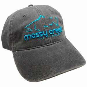 New Mossy Creek 6 Panel Hat Charcoal - Mossy Creek Fly Fishing