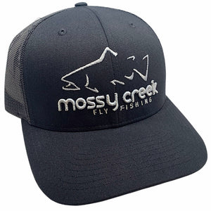 Mossy Creek Logo Trucker Black - Mossy Creek Fly Fishing