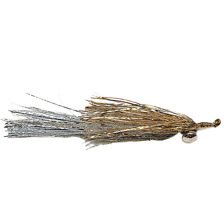 Umpqua Kreelex Silver/Gold streamer with flash body and dumbbell eyes