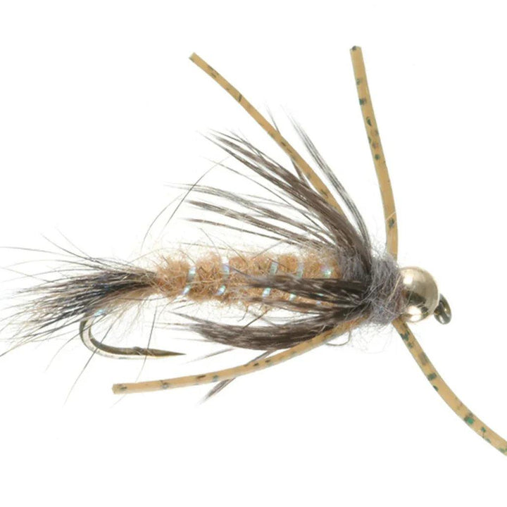 Umpqua Rubber Leg Bead Head Fox Squirrel Nymph fly with bead head, rubber legs and fox squirrel body