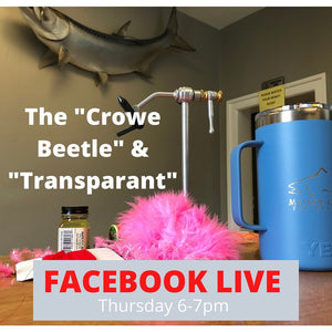 Mossy Creek Fly Tying Live! Transparant and Crowe Beetle