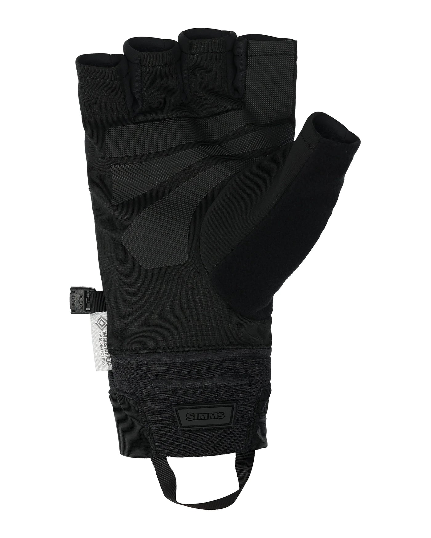Simms Windstopper Half Finger Glove Black / XXL