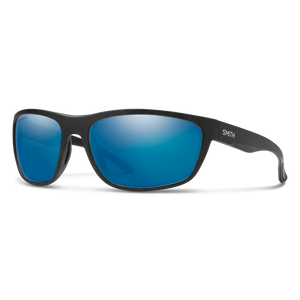 Smith Redding Matte Black ChromaPop Glass Polarized Blue Mirror Sunglasses