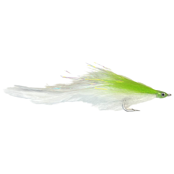 Deceiver Big Game 5/0 Chartreuse Over White