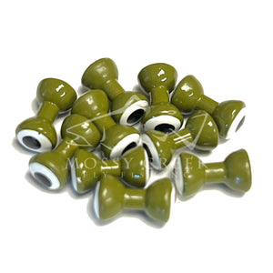 Hareline Double Pupil Lead Eyes - Mossy Creek Fly Fishing