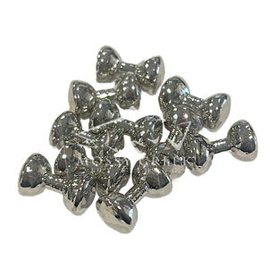 Nickel Plated Lead Dumbell Eyes - Mossy Creek Fly Fishing