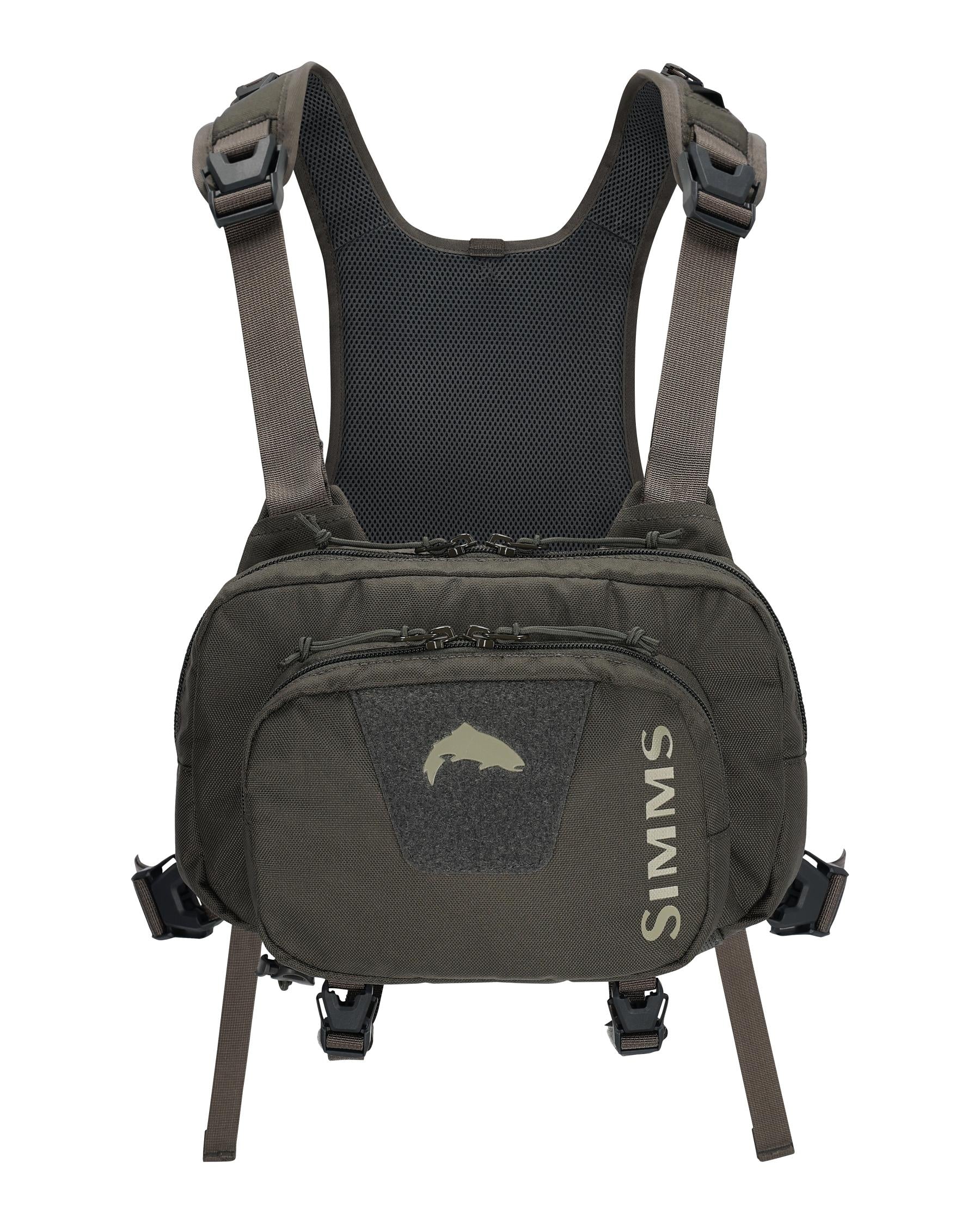 Simms Tributary Hybrid Chest Pack Basalt | Mossy Creek Fly Fishing