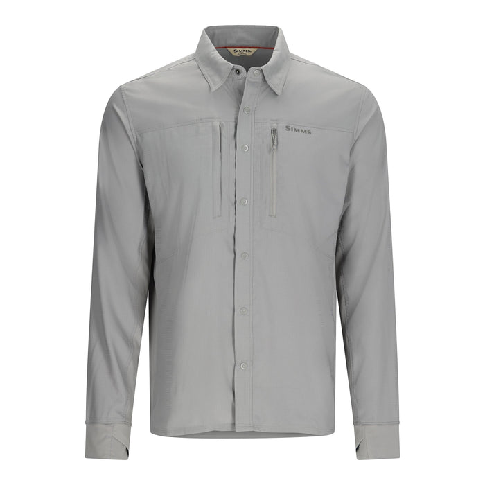 Simms Intruder BiComp Fishing Shirt Cinder