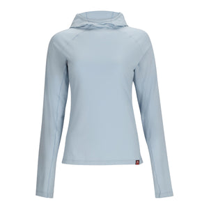 Simms Women's Glades Hoody Steel Blue Heather - Mossy Creek Fly Fishing