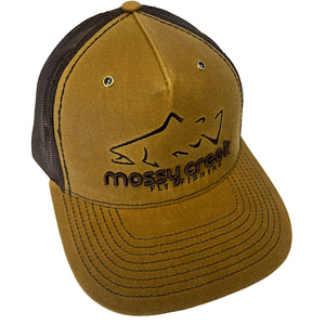 Mossy Creek Hawthorne Waxed Trucker Whiskey Brown - Mossy Creek Fly Fishing