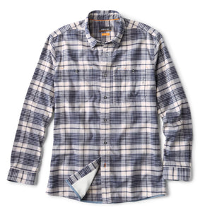 Orvis Flat Creek Tech Flannel Snow/Carbon - Mossy Creek Fly Fishing