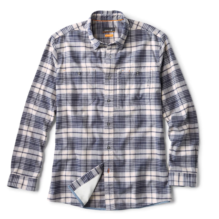 Orvis Flat Creek Tech Flannel Snow/Carbon XXL